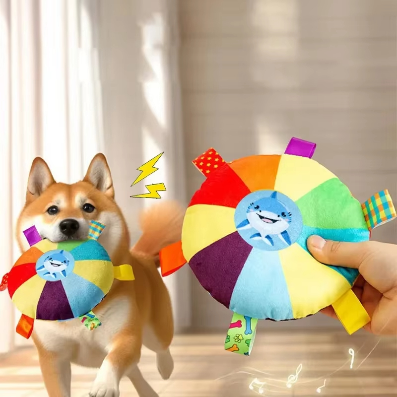 Flying Disc Dog Training Toy - De hondenknuffel Interactieve vliegende schijf is