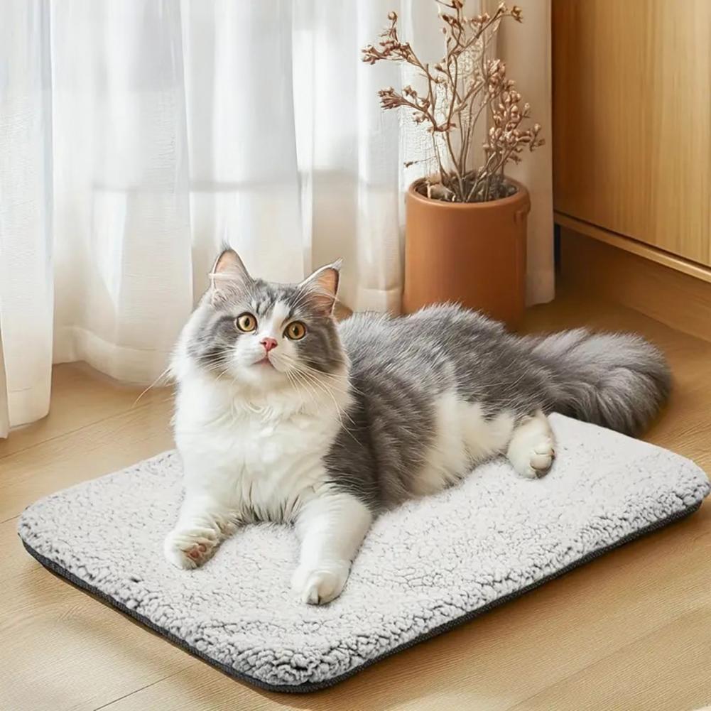Pet Beds - Warme Thermische Huisdiermat Zelfverwarmende Kattenmat met