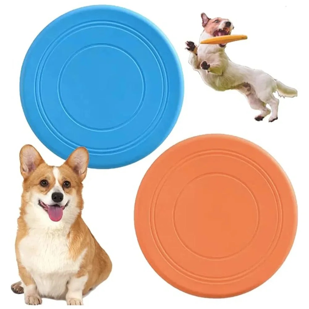 Flying Disc Dog Training Toy - Siliconen Vliegende Schotel Grappige Hond Kat