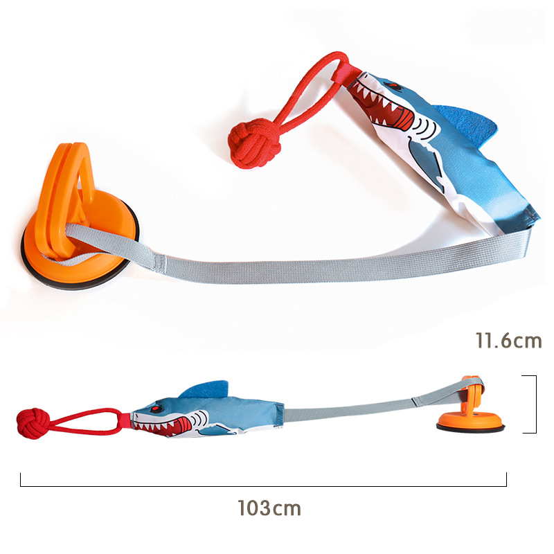 Zuignap hondenspeeltje, handsf - Suction Cup Dog Tug Toy recensie en prijs