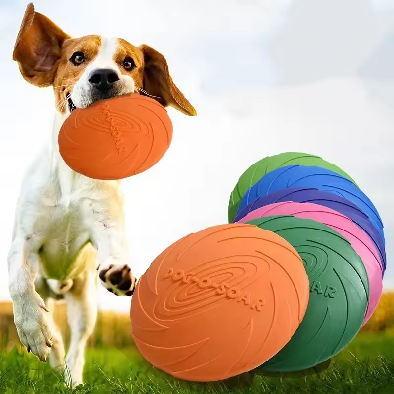 Interactief siliconen vliegend - Flying Disc Dog Training Toy recensie en prijs
