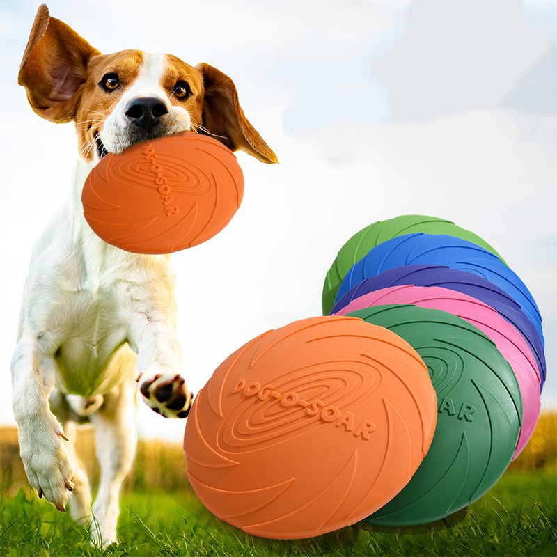 Interactief siliconen vliegend - Flying Disc Dog Training Toy recensie en prijs