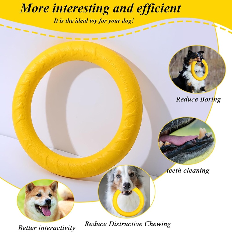 Hondenspeelgoed, vliegende sch - Flying Disc Dog Training Toy recensie en prijs