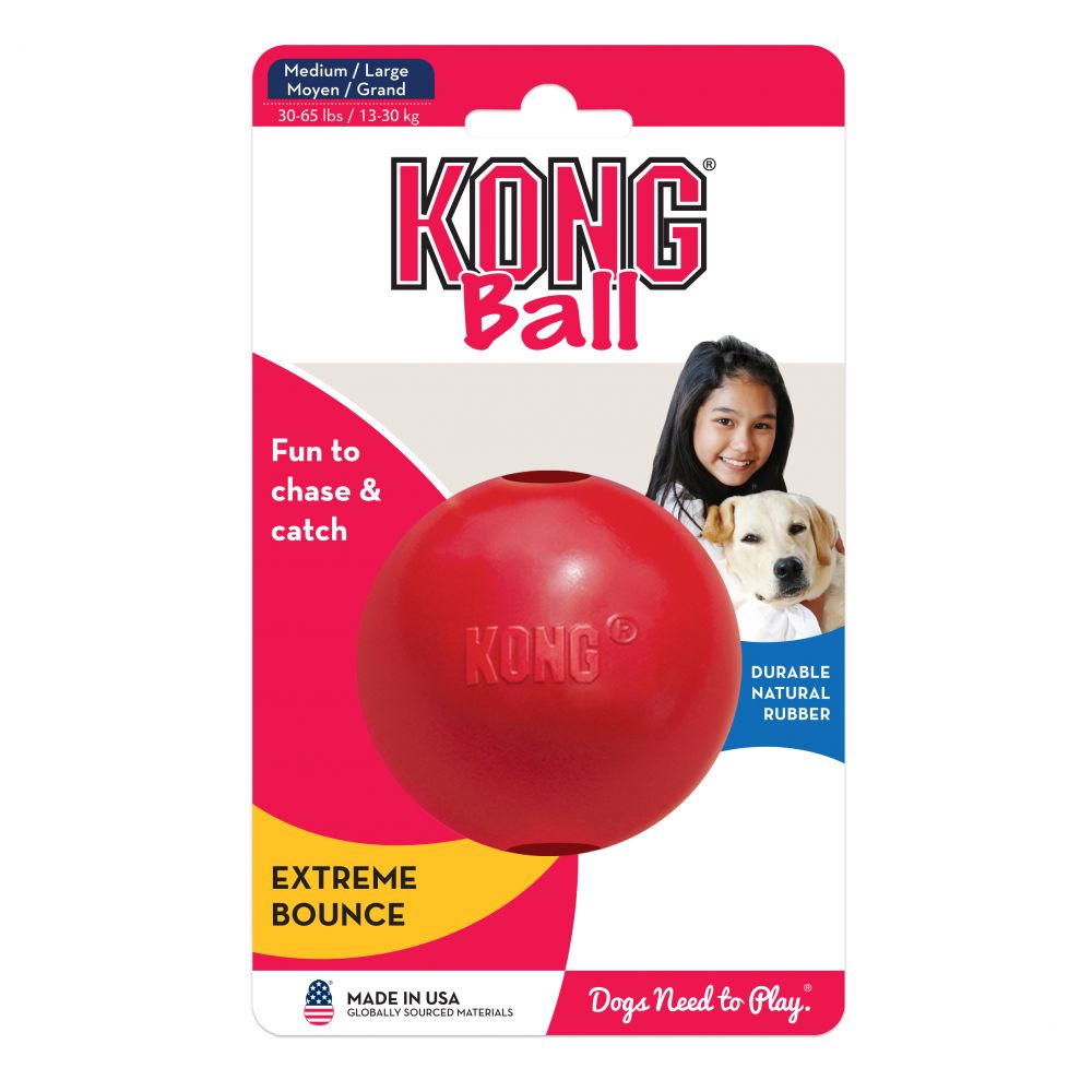 KONG Bal Hondenspeelgoed M/L - Indestructible Dog Chew Toy recensie en prijs
