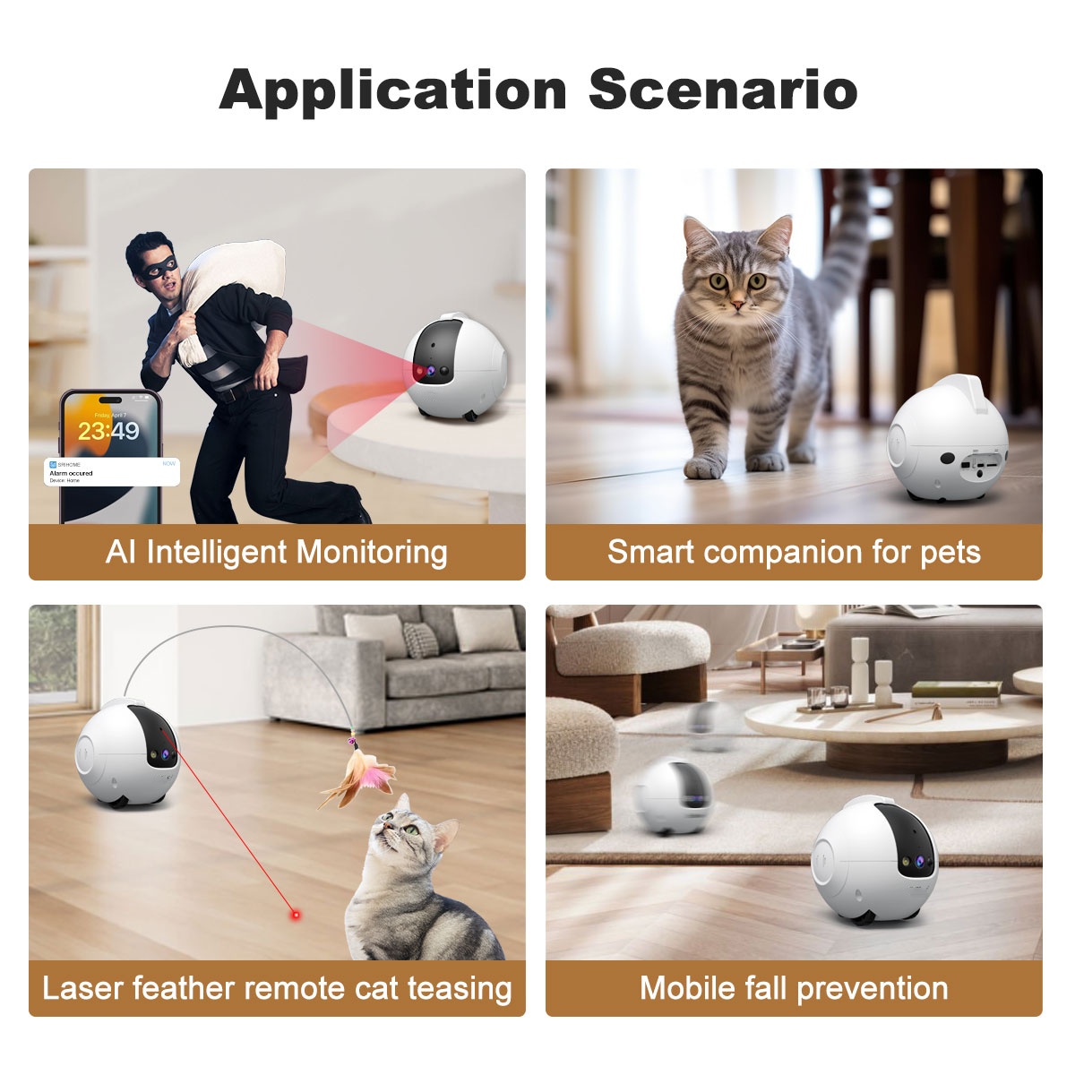 Huisdiercamera Robot 4MP Huisd - Cat Toys recensie en prijs